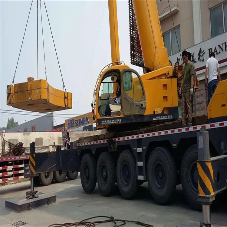 阳山当地吊车出租|机器吊装|75吨|工厂搬迁服务